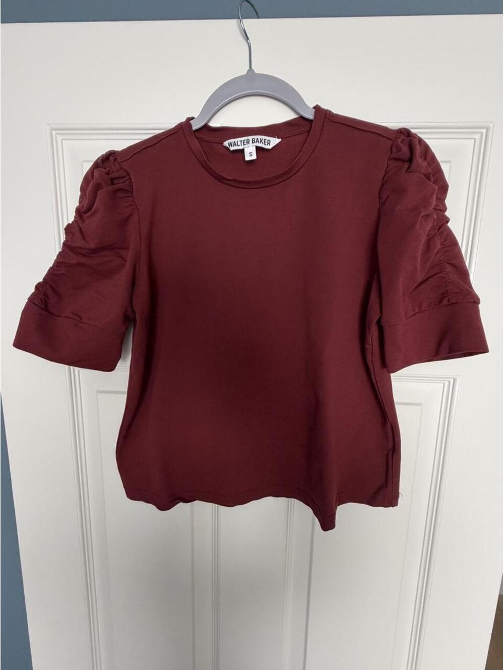 Walter Baker Women's Burgundy and Red Blous